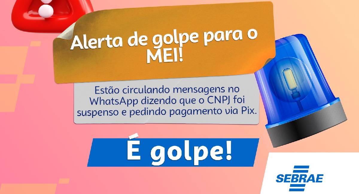 Sebrae alerta sobre golpes com falsas suspensões de CNPJ