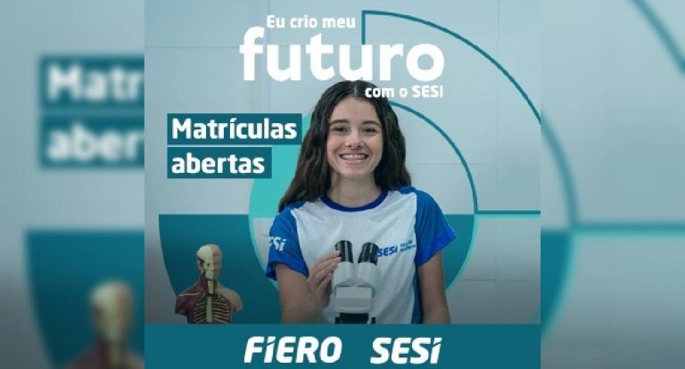 SESI-RO mantém matrículas abertas: ensino de excelência para 2026