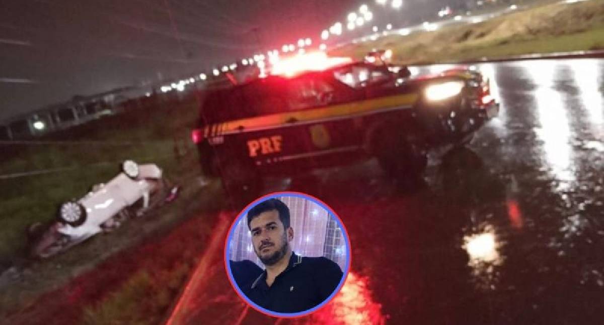 Tragédia na BR-364: morador de Novo Horizonte morre ao capotar carro