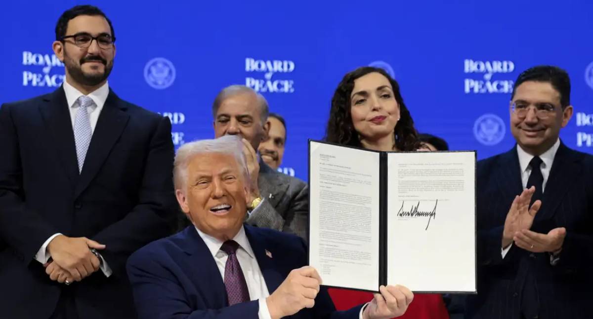 Trump oficializa Conselho de Paz em Davos com adesão de 35 países