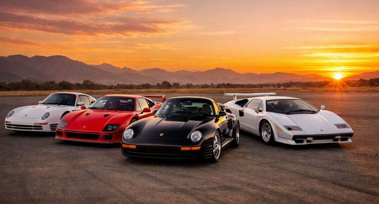 os carros mais rápidos dos anos 80