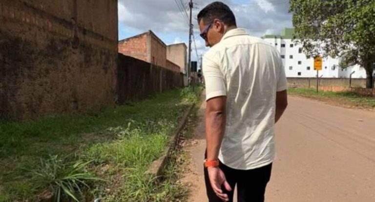 Vereador Dr. Gilber vistoria ruas e cobra melhorias no Novo Horizonte