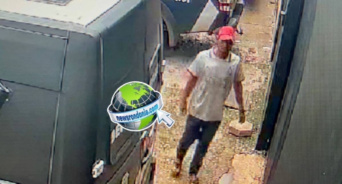 VÍDEO: Ladrão furta capacete de jornalista em frente do Departamento de Flagrantes