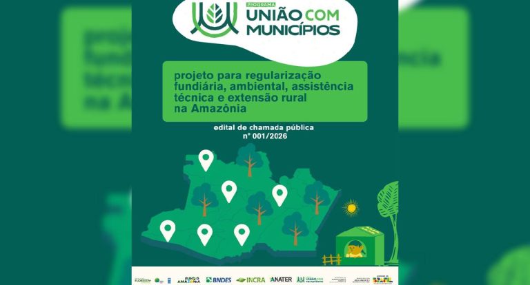 Anater lança edital para regularizar áreas da agricultura familiar na Amazônia