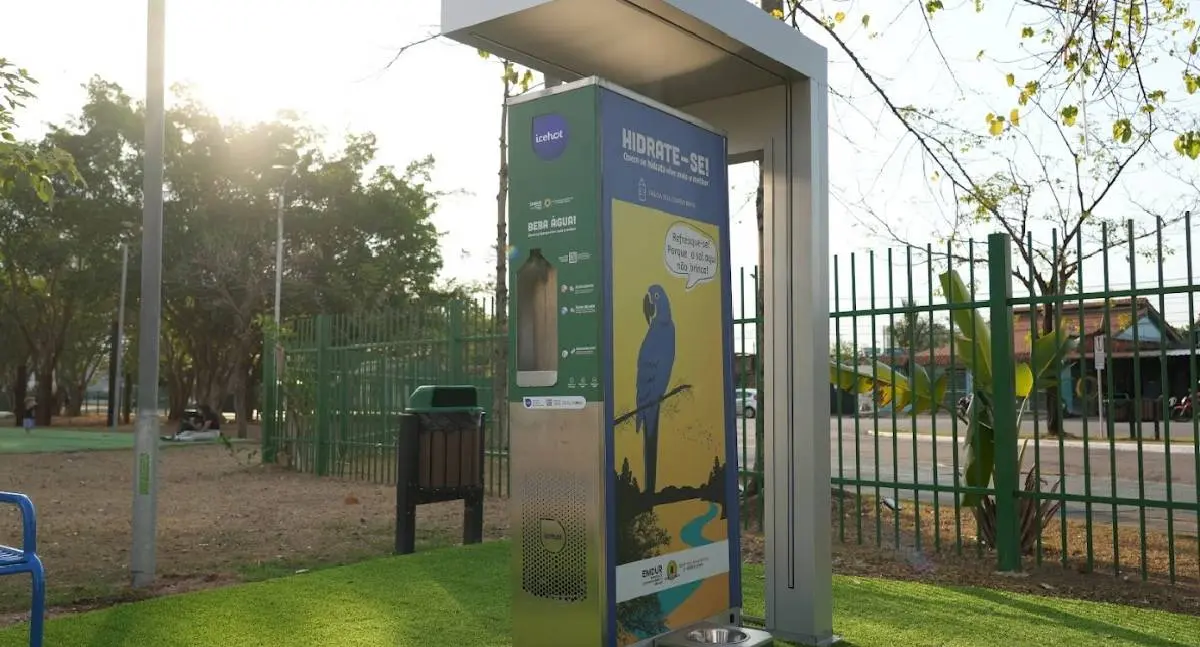 Bebedouros públicos exigem uso consciente