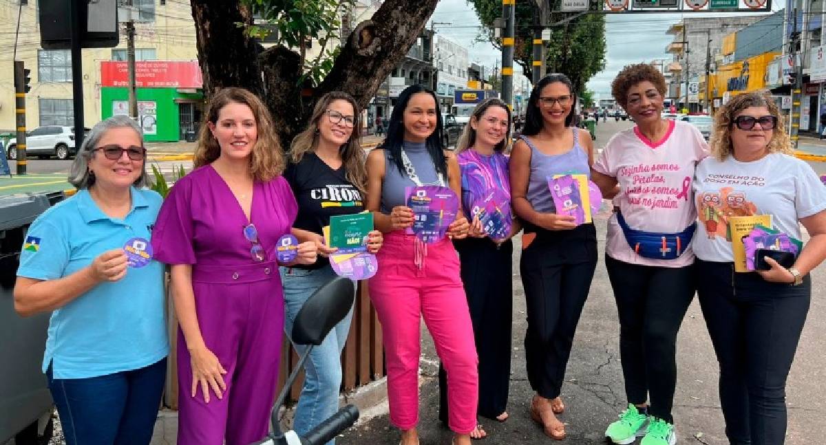 Campanha Não é Não mobiliza Cacoal com pit stop