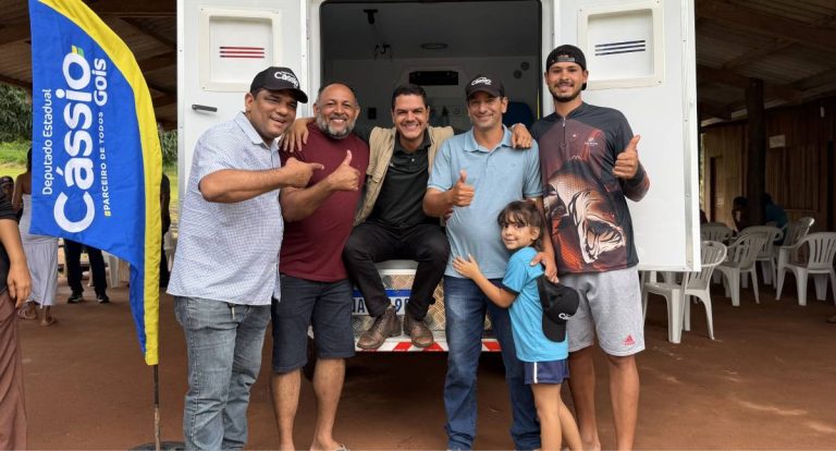 Cássio Gois garante ambulância e reforça saúde no distrito 14 de Abril