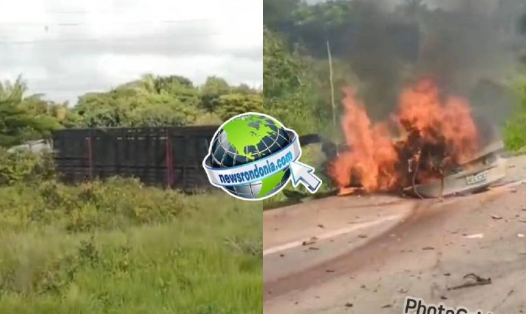 Colisão entre carro e carreta deixa quatro mortos na BR-364