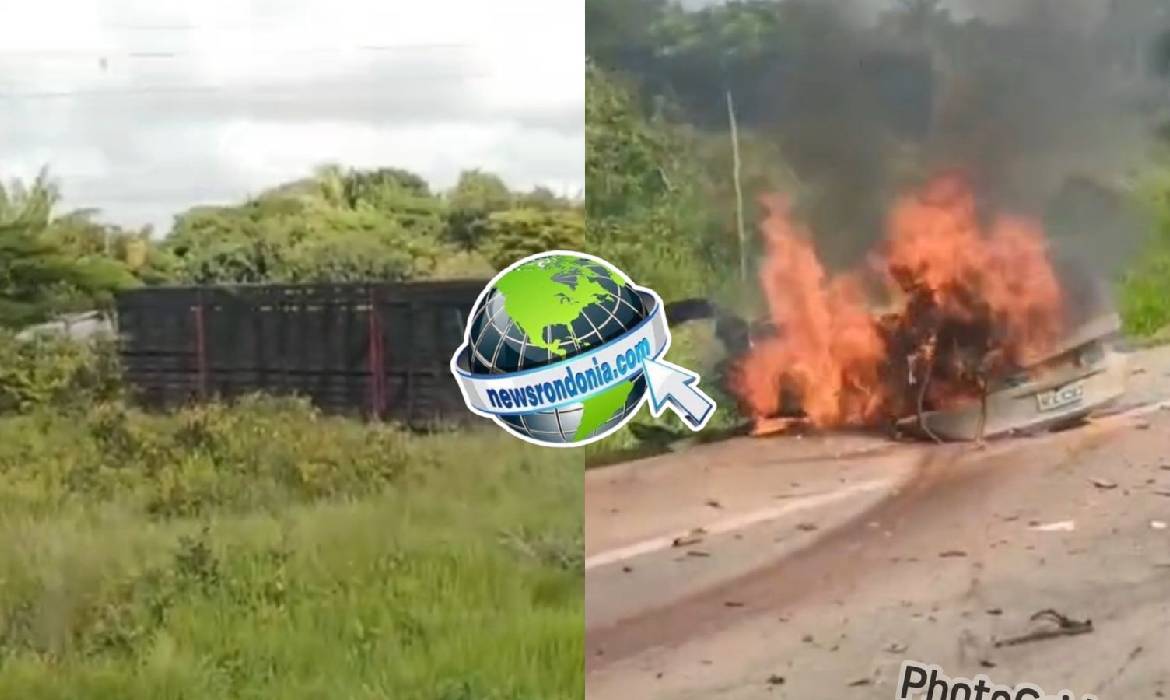 Colisão entre carro e carreta deixa quatro mortos na BR-364