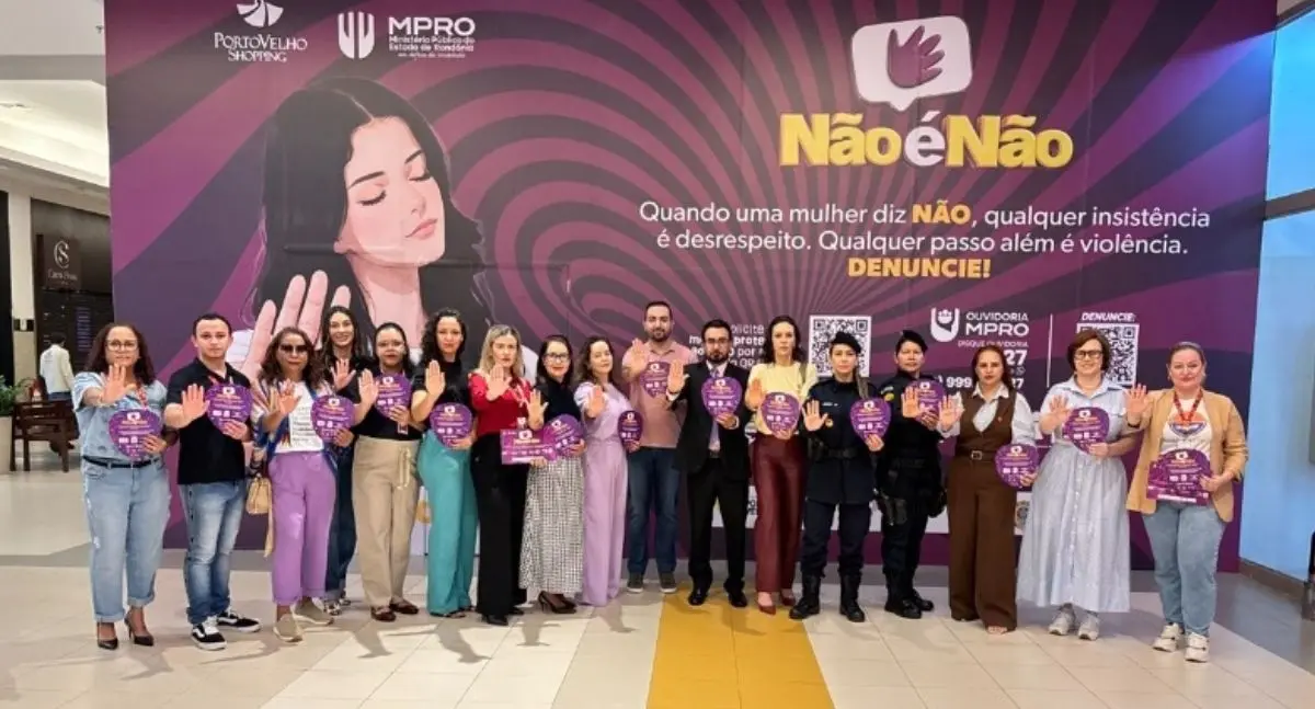 MPRO reforça campanha “Não é Não” no Carnaval com ação educativa no Porto Velho Shopping