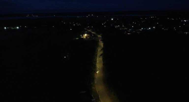 Jaci-Paraná recebe circuito exclusivo de iluminação pública: 240 metros de nova rede em LED