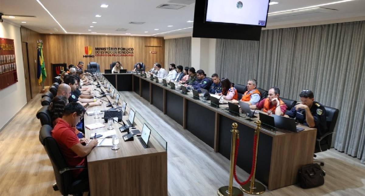 MPRO reúne órgãos ambientais e fiscalizadores para monitorar eventos climáticos extremos em Rondônia