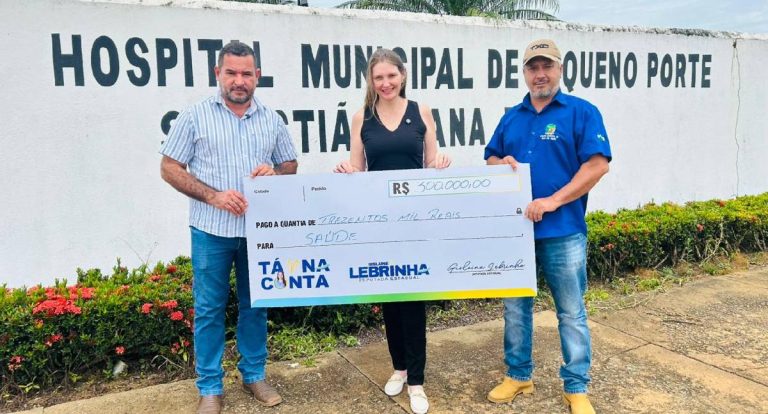 Mandato de Gislaine Lebrinha garante R$ 300 mil para saúde em Vale do Anari