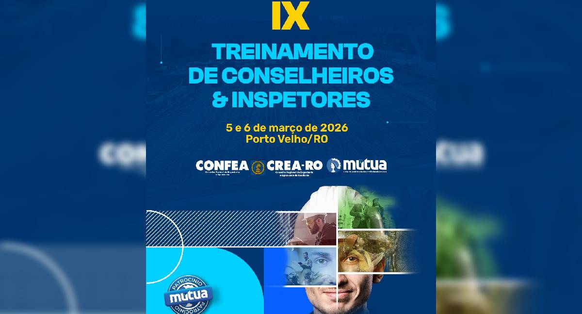 Crea-RO realiza IX Treinamento de Conselheiros e Inspetores em Porto Velho