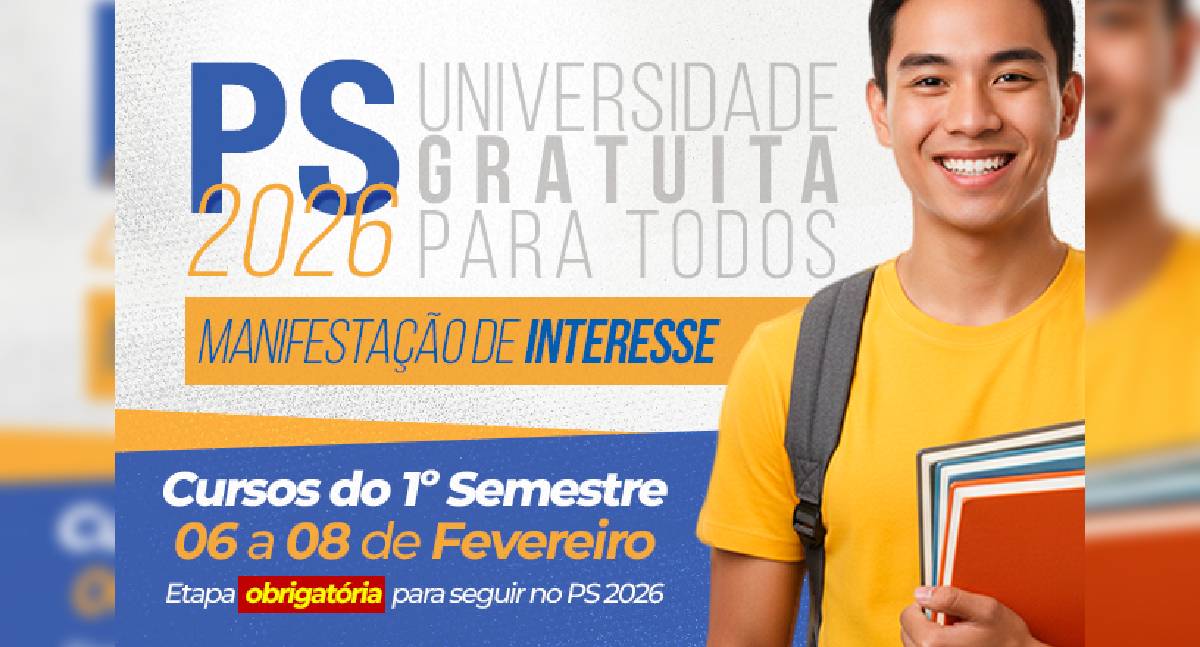 PS UNIR 2026: manifestação de interesse é obrigatória