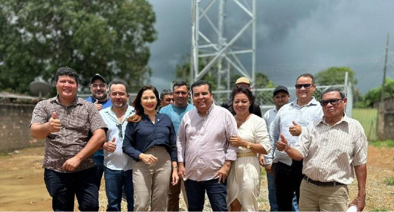 Triunfo conectada: Cristiane Lopes viabiliza torre de telefonia e internet