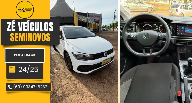 Polo Track 2024 Com Visual Polo Track 2024 Com Visual Moderno e Economia na Zé VeículosModerno e Economia na Zé Veículos