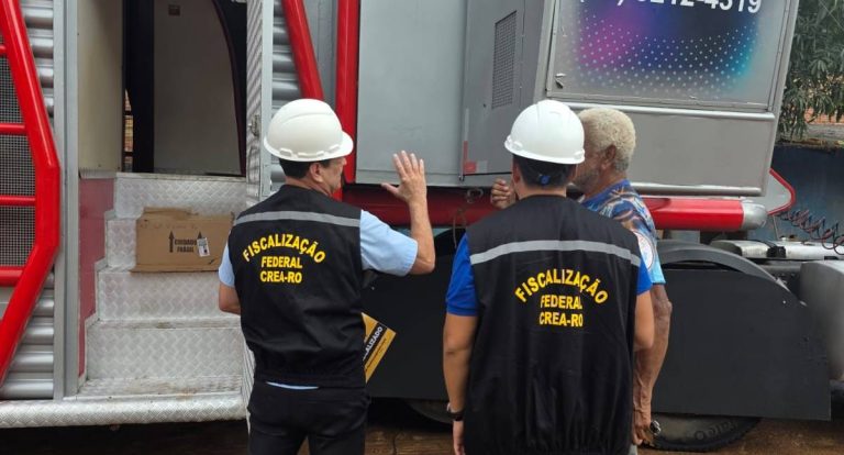 Bloco da Segurança entra em ação e Crea-RO fiscaliza trios elétricos para o Carnaval
