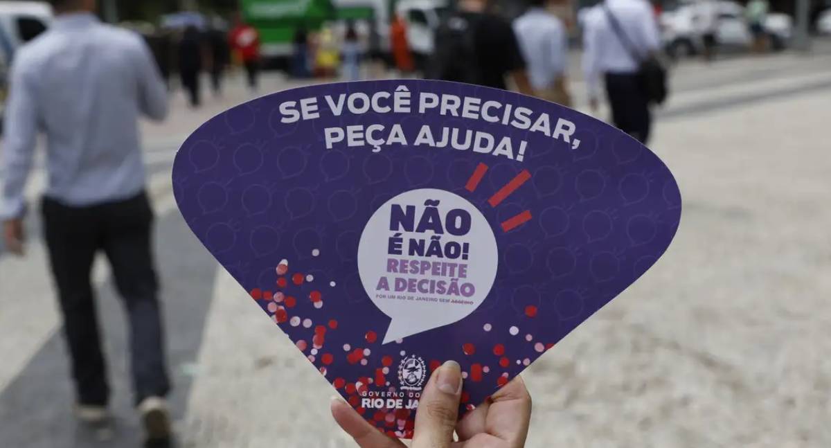 Campanha 'Não é Não' conscientiza contra assédio no Carnaval