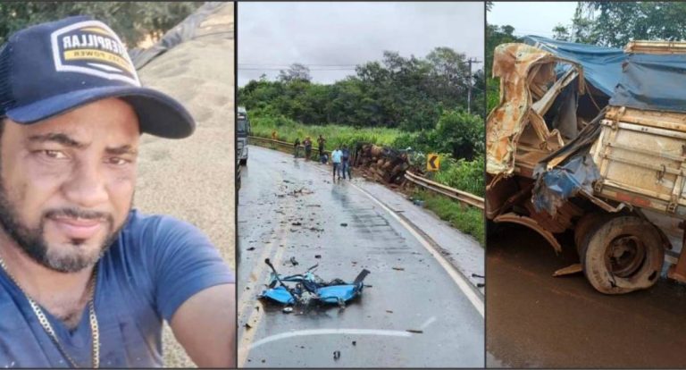 Colisão entre carretas deixa caminhoneiro de Vilhena morto