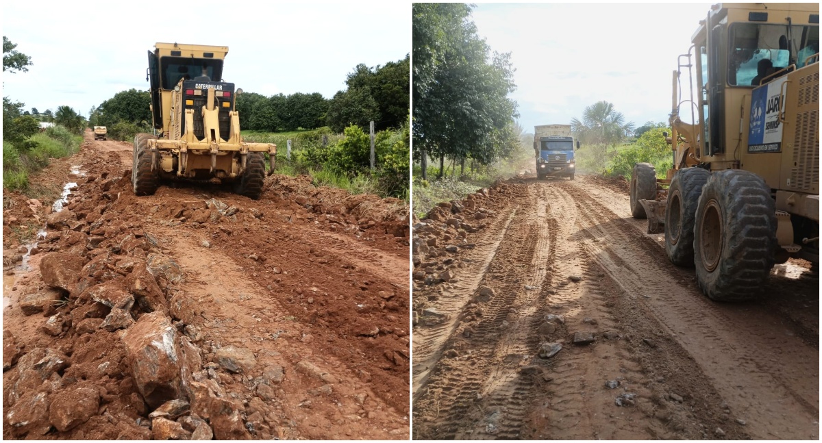 Prefeitura de Jaru realiza melhorias em trecho da Linha 601