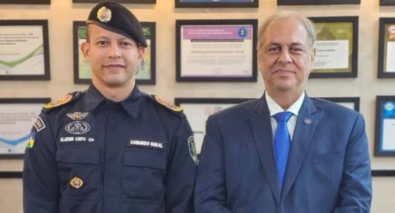 Comandante-Geral da PM visita presidente do TRE-RO para tratar da segurança das eleições 2026