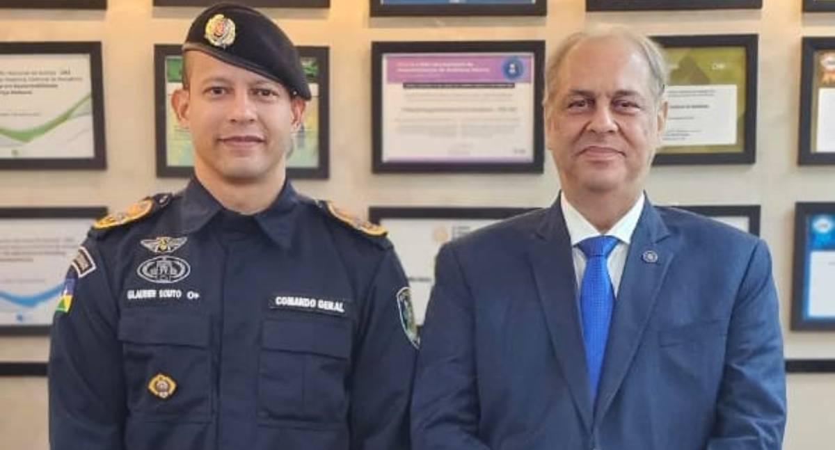 Comandante-Geral da PM visita presidente do TRE-RO para tratar da segurança das eleições 2026