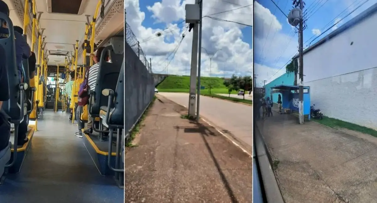 Condições inadequadas nas paradas de ônibus e ausência de terminais levam usuários a cobrar ações da Prefeitura de Porto Velho