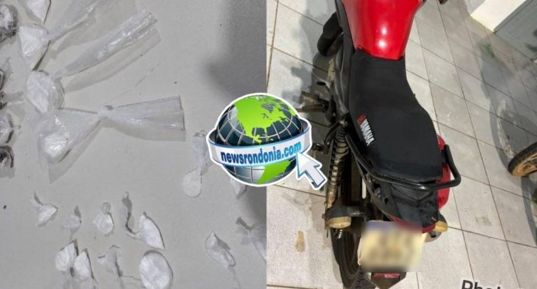 Criminoso que fazia entregas de drogas de moto é preso na zona sul de Porto Velho