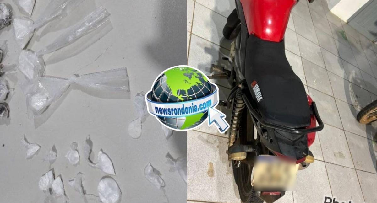 Criminoso que fazia entregas de drogas de moto é preso na zona sul de Porto Velho