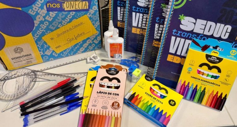 Distribuição de kits escolares atenderá ensino regular, indígena e EJA