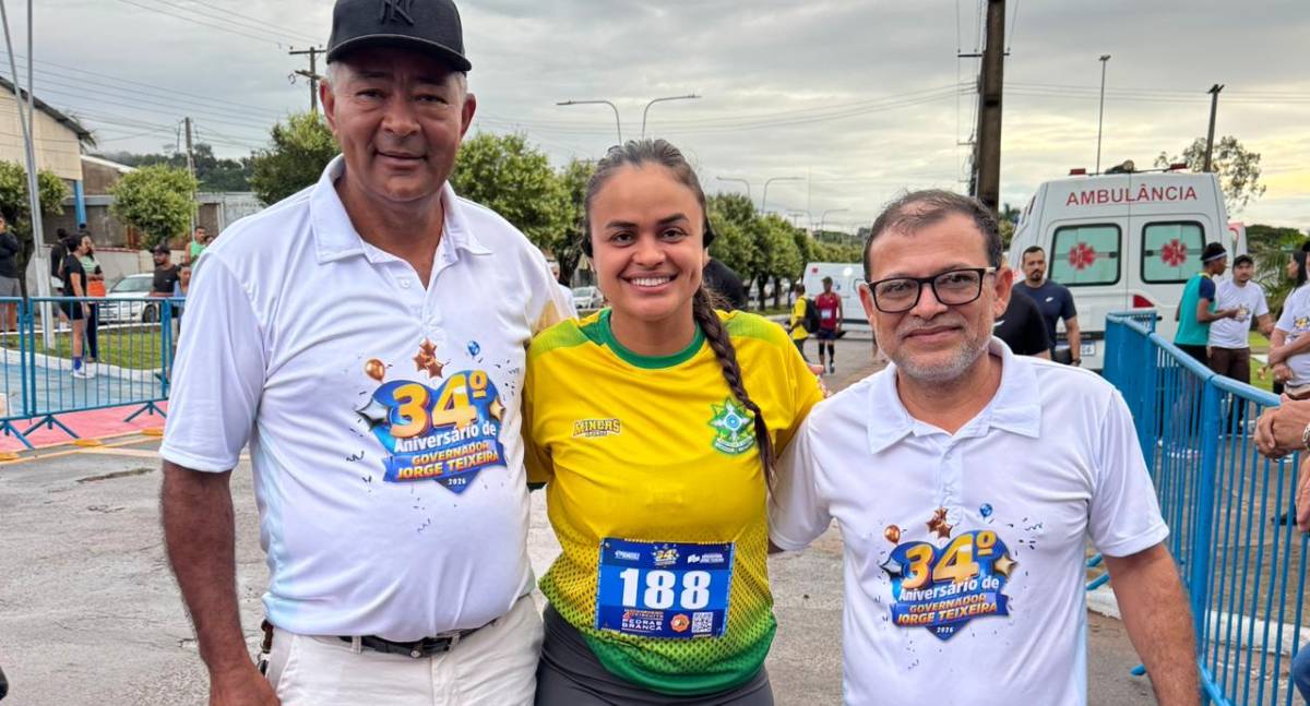 Dra. Taíssa participa de corrida em Gov. Jorge Teixeira