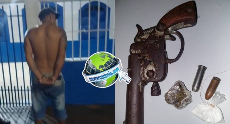 Equipe do sgt Machado prende homem armado na zona leste