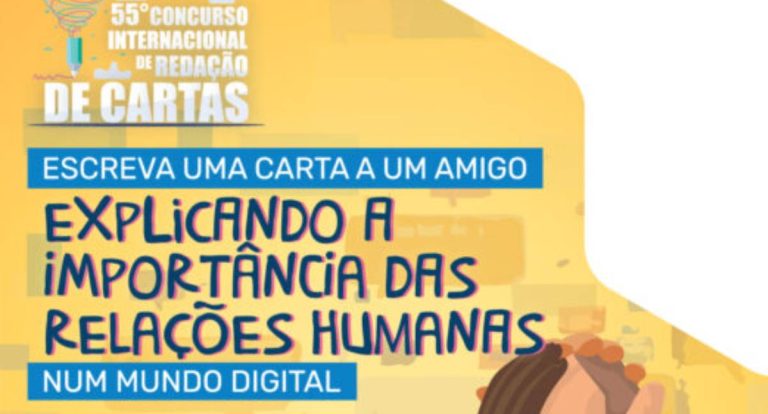 Estão abertas as inscrições para o 55º Concurso Internacional de Cartas