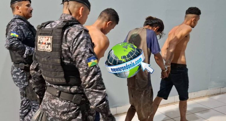 Força Tática do 5º BPM prende três suspeitos e fecha boca de fumo na zona Leste