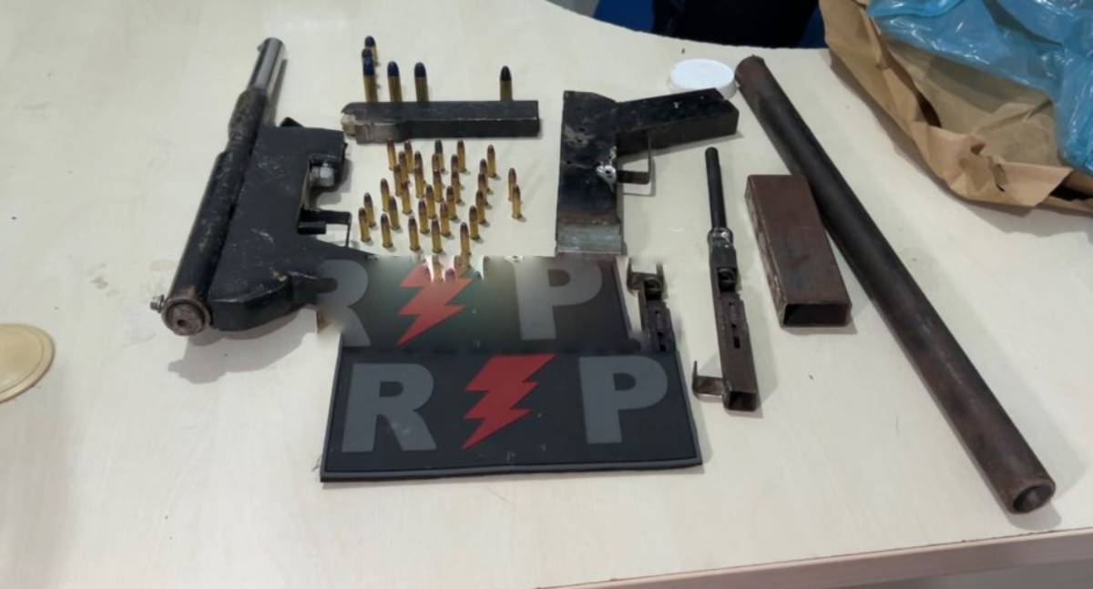 Homem é baleado e polícia descobre oficina de armas artesanais em RO
