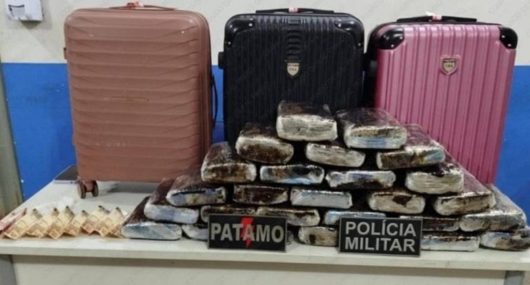 Maconha em ônibus interestadual resulta na prisão de passageira em Vilhena