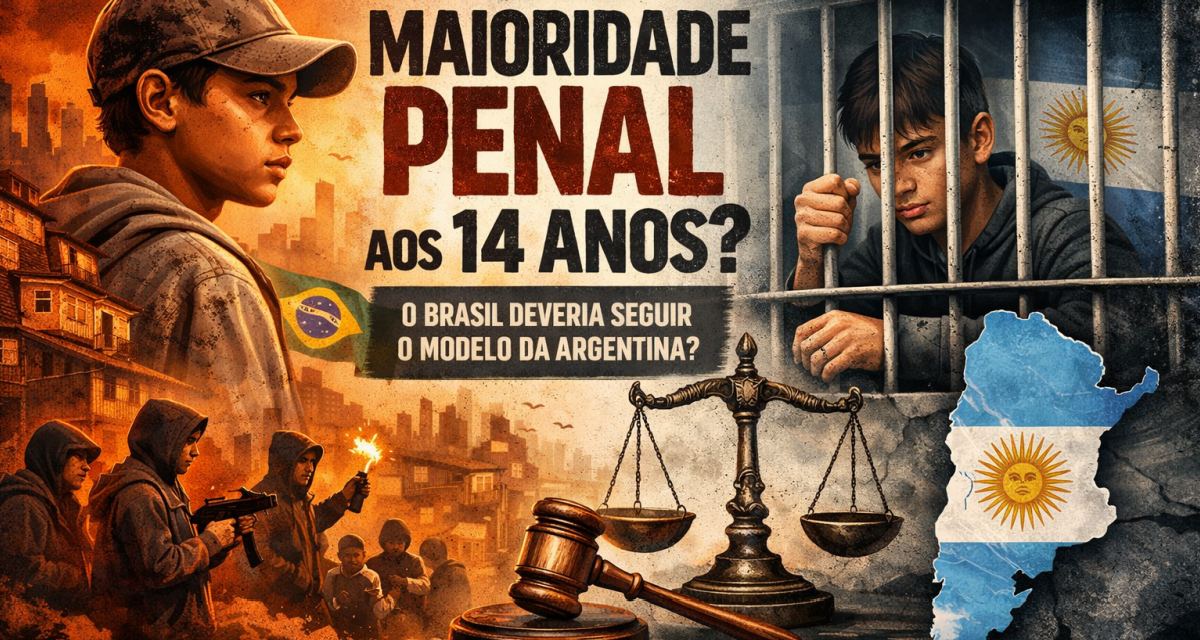 Maioridade penal aos 14 anos? Brasil deveria seguir o modelo da Argentina?