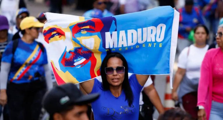 Marcha em Caracas cobra libertação de Nicolás Maduro