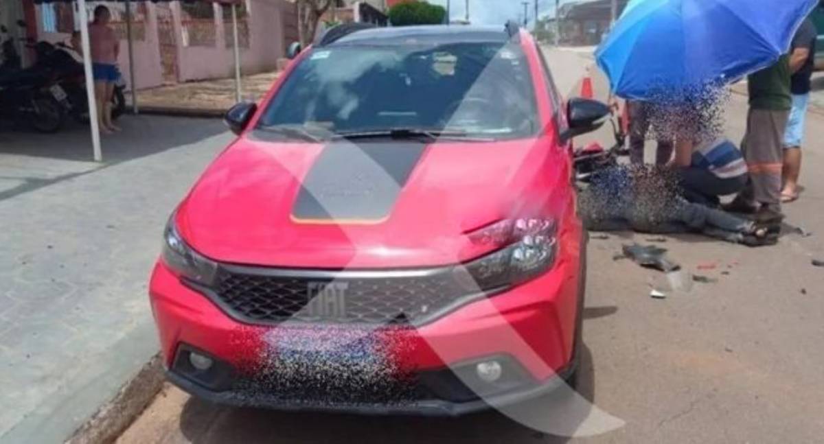 Motociclista sem habilitação fica gravemente ferido após colisão em RO