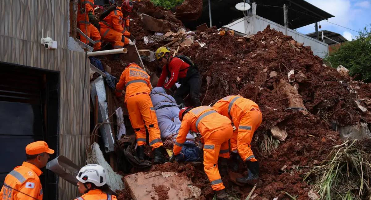 Número de mortos sobe para 46 após temporais na Zona da Mata Mineira