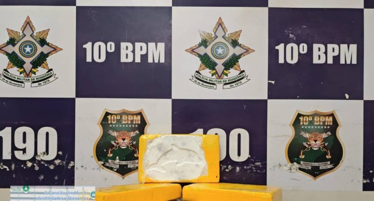 Operação integrada apreende mais de 5 kg de pasta base de cocaína