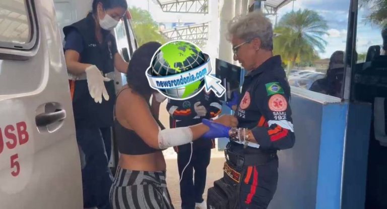 Passageira é baleada após briga no trânsito