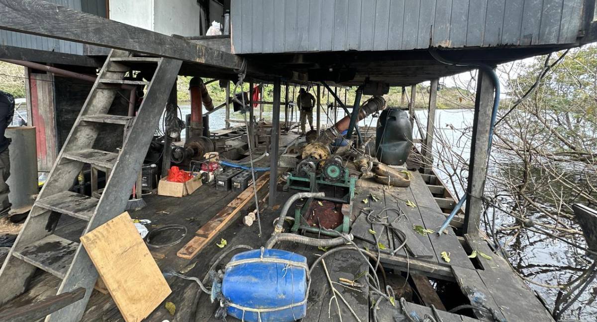 PF e IBAMA deflagram Operação contra garimpo ilegal no Rio Madeira