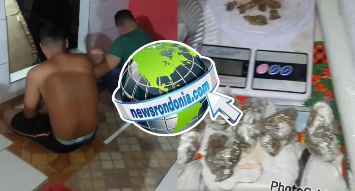 Polícia estoura “Boca do Olhão” e prende dupla com drogas na zona leste