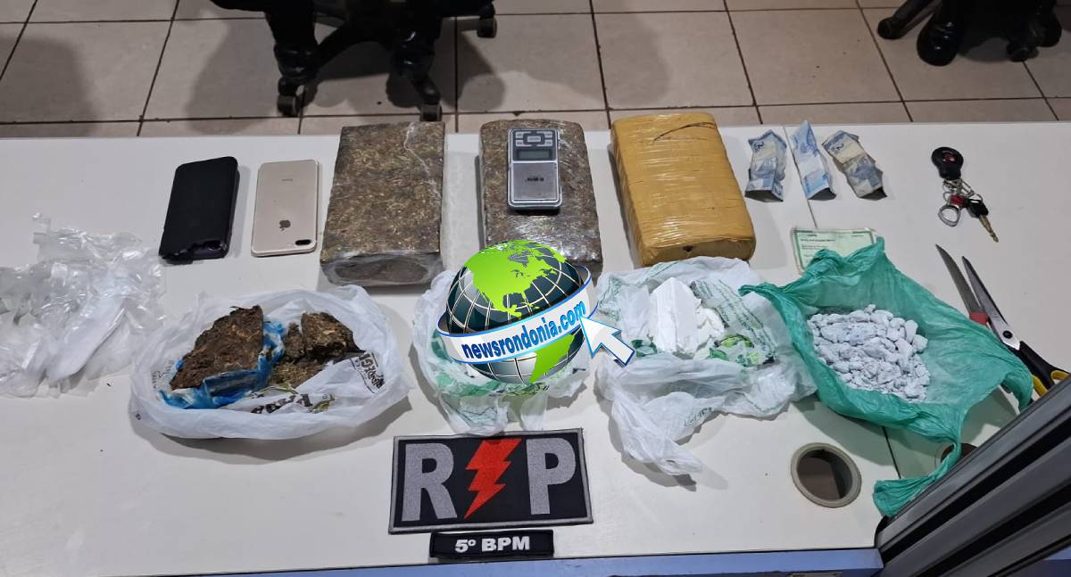 Polícia Militar apreende 4 kg de drogas no bairro Cascalheira