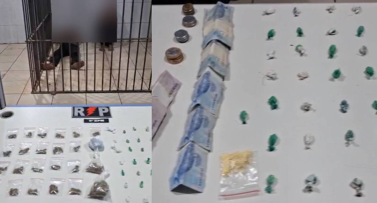 Polícia Militar prende traficante conhecido como "Chiclete" no Mariana