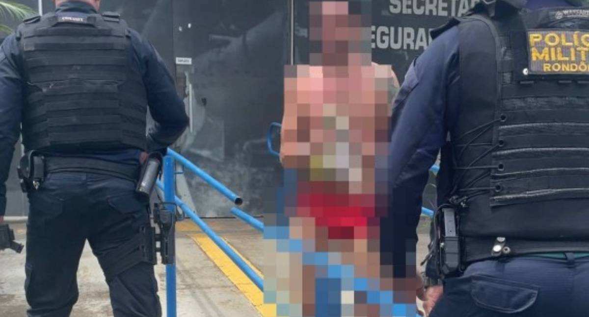 Suspeito é detido após causar pânico e invadir casas no Setor 04