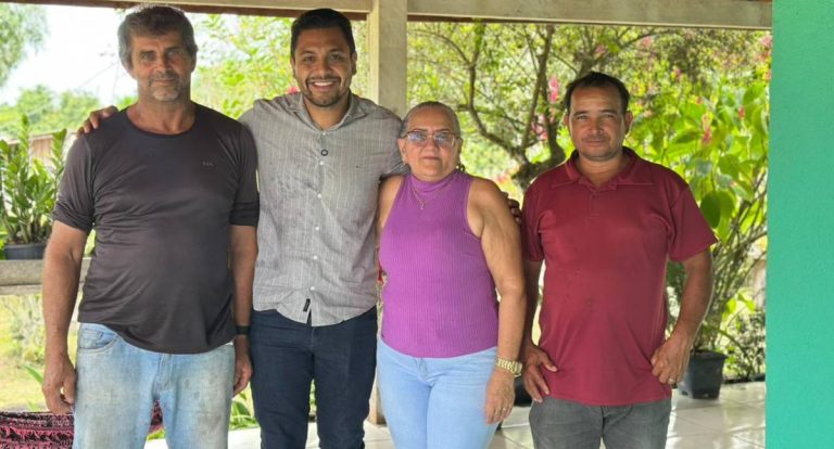Vereador Dr. Gilber visita zona rural de Candeias do Jamari