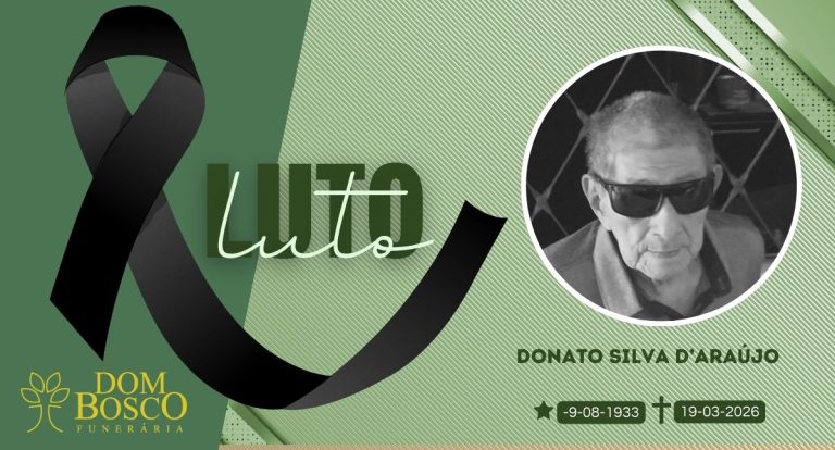 Nota de pesar: Donato Silva D’Araújo
